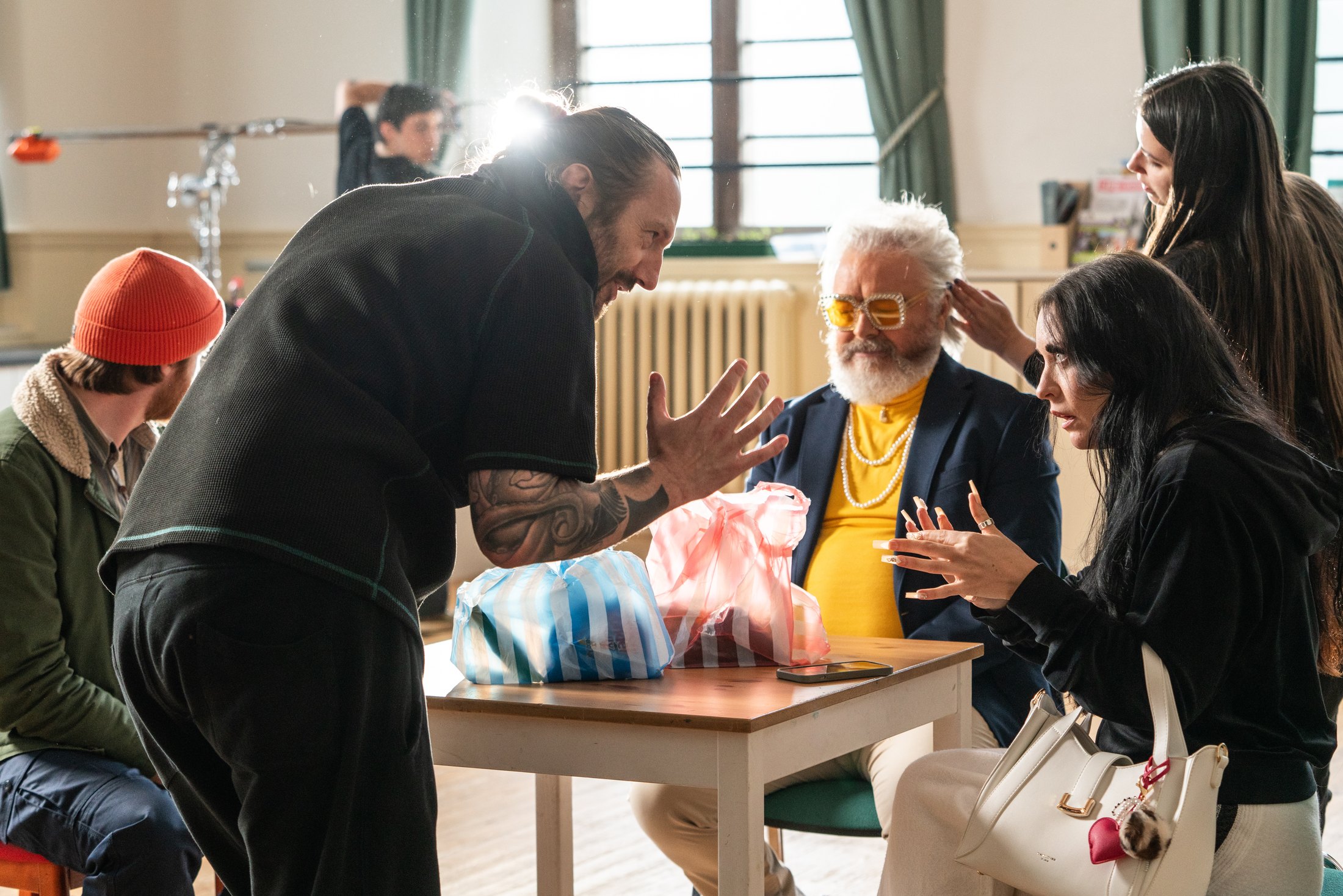 Alec Bowman_Clarke directing cast on DOG VIOLET