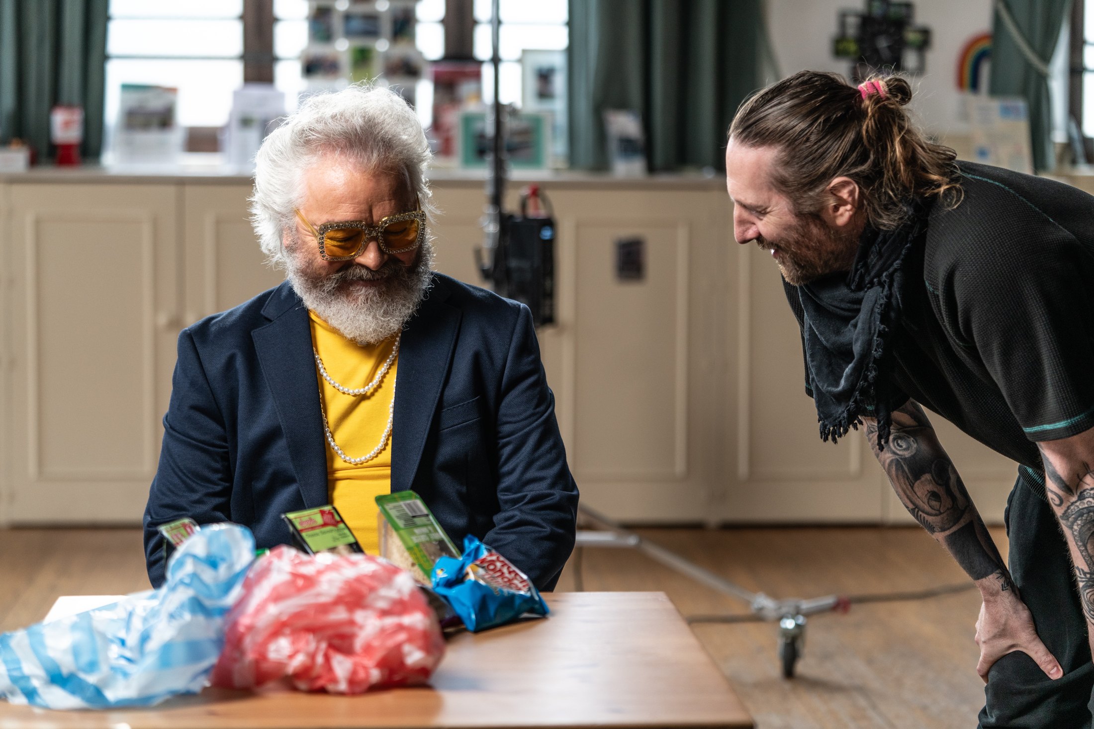 Alec Bowman_Clarke talking with an actor on DOG VIOLET